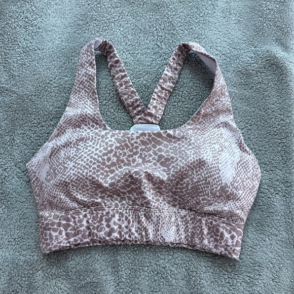 Luca and Grae mauve cheetah print workout set - Picture 3 of 8